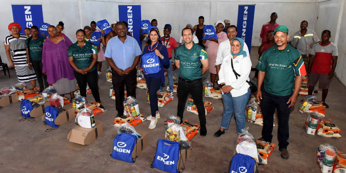Engen Extends A Helping Hand To Atlantis Fire Victims Who Lost Everything Engen Extends A Helping Hand To Atlantis Fire Victims Who Lost Everything
